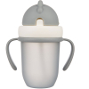 Поильник-непроливайка Canpol babies Matte Pastels с силиконовой трубочкой 210 мл Серый (56/522_grey) изображение 3
