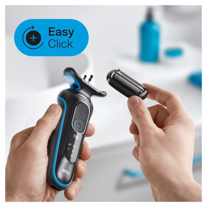 Электробритва Braun Series 5 51-B1000s BLACK / BLUE изображение 6