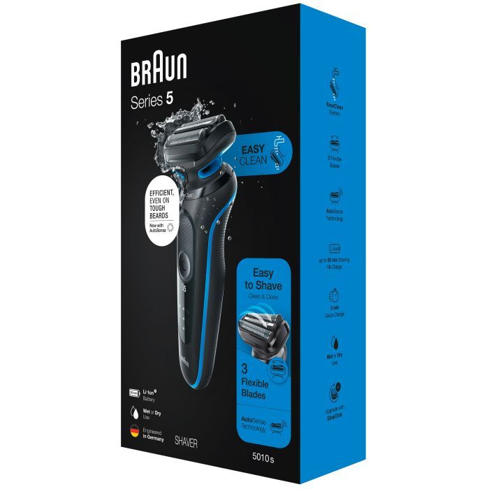 Электробритва Braun Series 5 51-B1000s BLACK / BLUE изображение 8