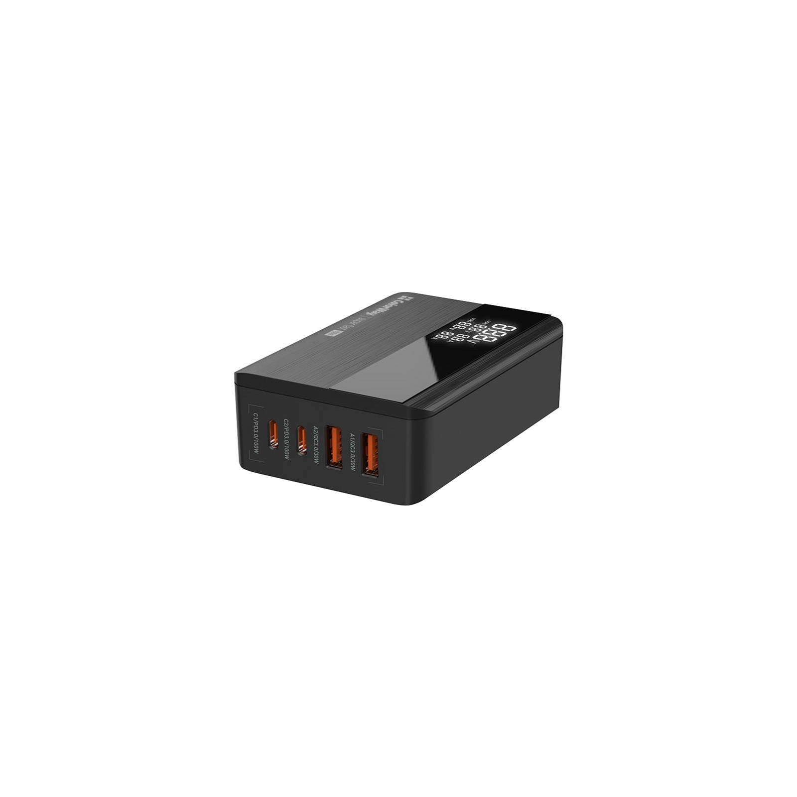 Зарядное устройство ColorWay Power Delivery GaN (2USB-A + 2USB TYPE-C) (100W) black (CW-CHS041PD-BK) изображение 2
