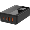 Зарядний пристрій ColorWay Power Delivery GaN (2USB-A + 2USB TYPE-C) (100W) black (CW-CHS041PD-BK) зображення 2