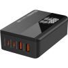 Зарядний пристрій ColorWay Power Delivery GaN (2USB-A + 2USB TYPE-C) (100W) black (CW-CHS041PD-BK) зображення 3