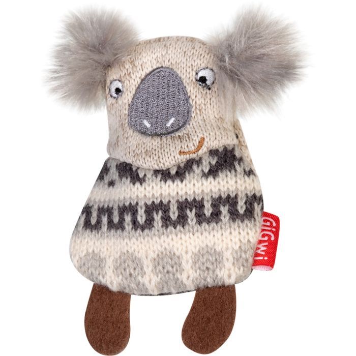 Игрушка для собак GiGwi Plush Коала с пискавкой 10 см (75012)