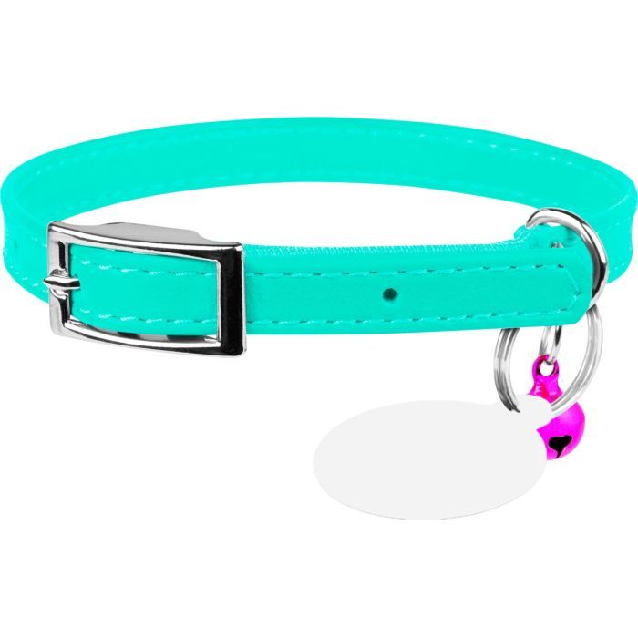 Ошейник для животных WAUDOG Glamour с QR паспортом Д 17-20 см красный (32753)