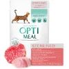 Вологий корм для кішок Optimeal для стерилізованих/кастрованих з яловичиною та індичим філе в желе 85 г (4820215365901) зображення 2