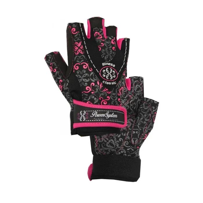 Перчатки для фитнеса Power System Classy PS-2910 Pink XS (PS_2910_XS_Black/Pink) изображение 4
