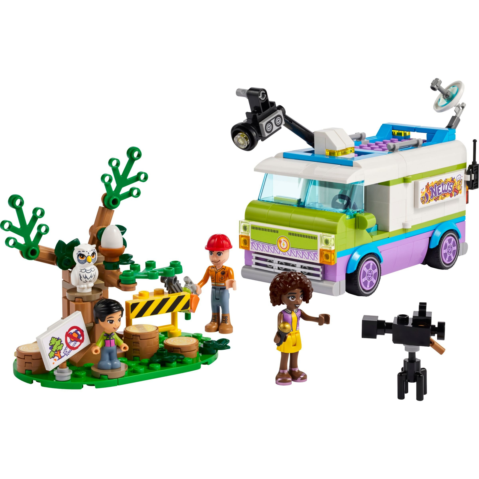 Конструктор LEGO Friends Фургон редакції новин 446 деталей (41749) зображення 2