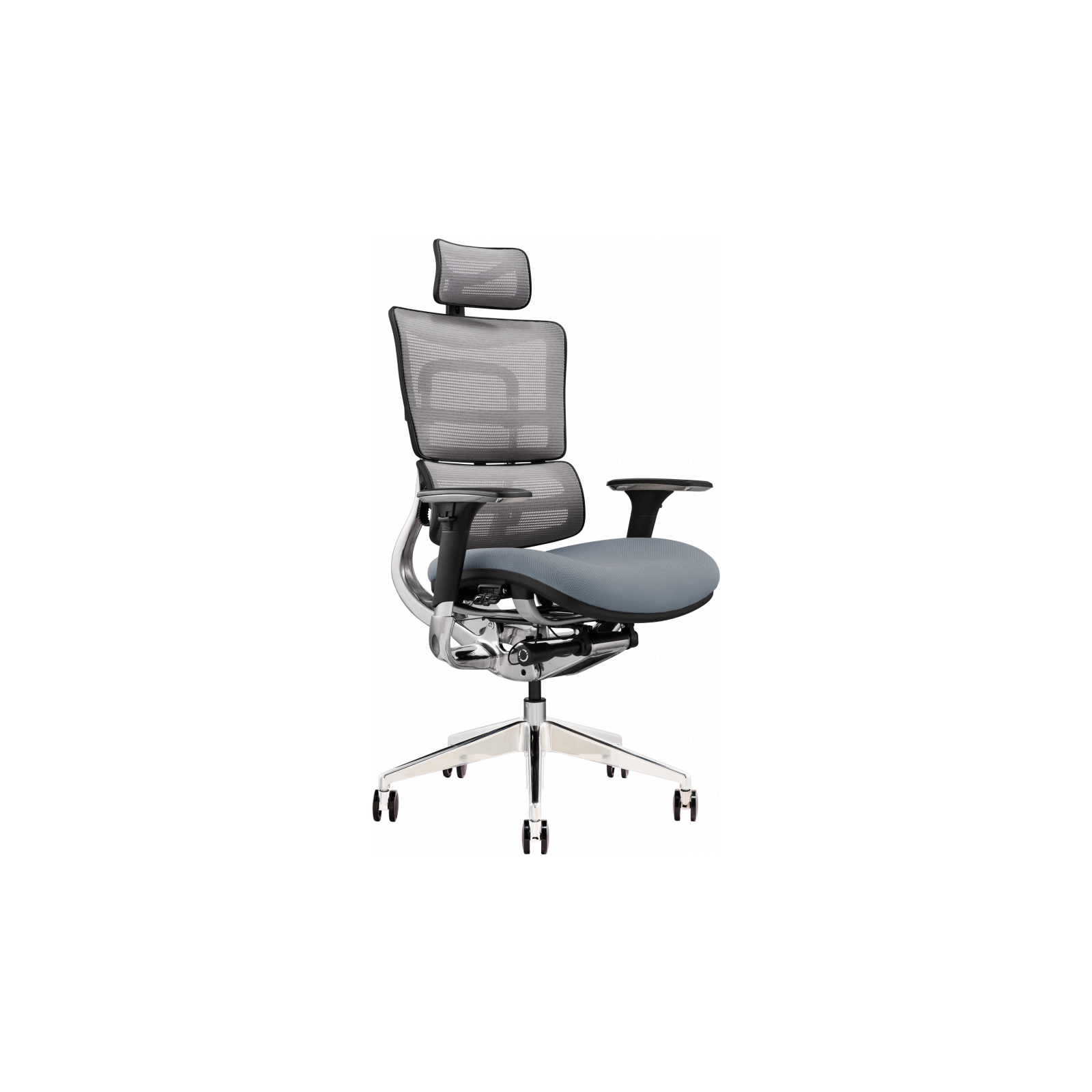Офісне крісло GT Racer X-801 Bright Gray (X-801 Bright Gray (W-20 B-40)) зображення 3