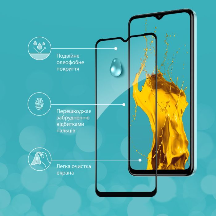 Скло захисне Piko Full Glue Tecno Spark Go 2023 (1283126564857) зображення 5