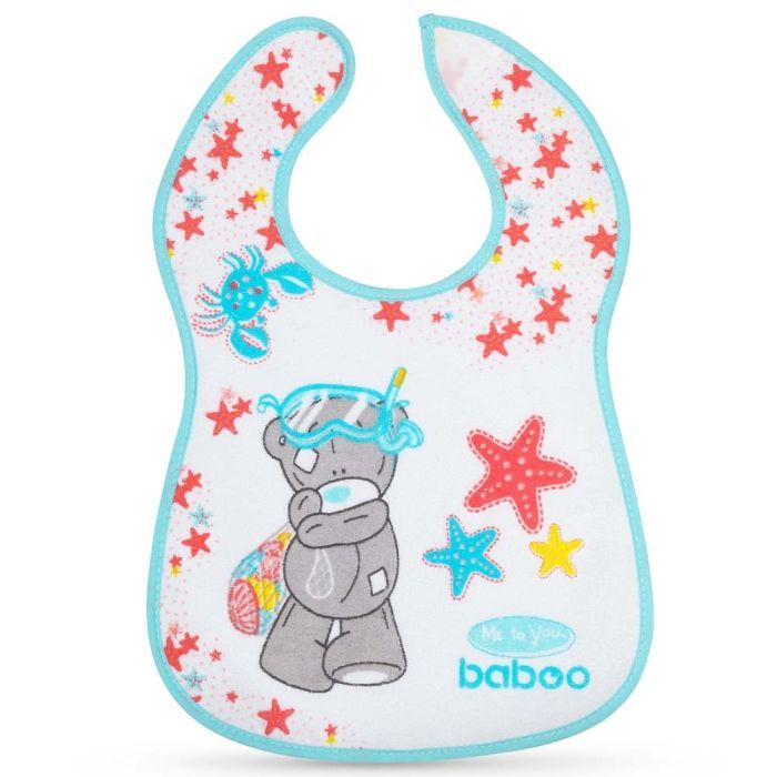 Слинявчик Baboo бавовняний Me to You, 3+ місяців (білий) (11-100)