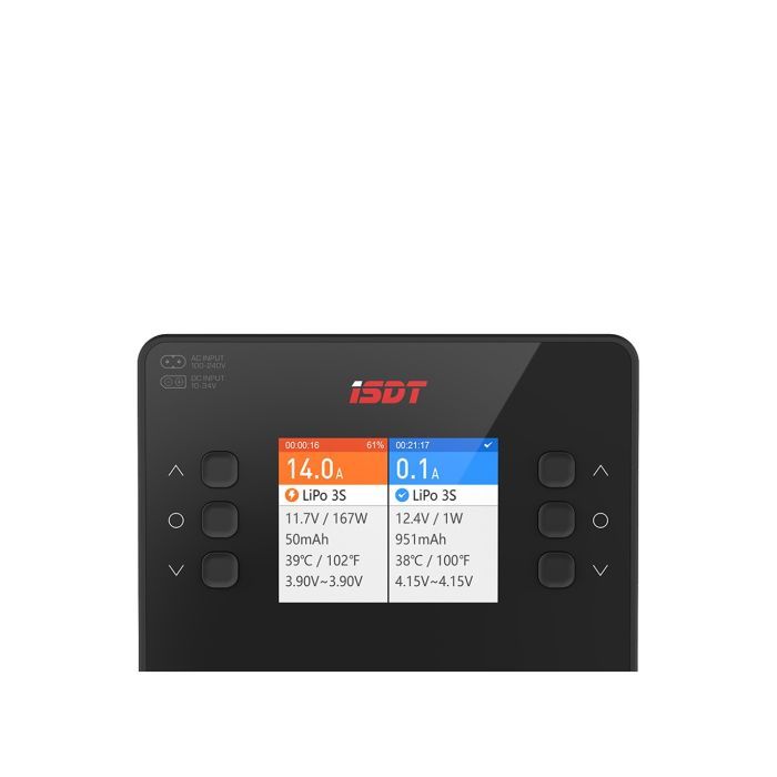 Зарядное устройство для дрона iSDT K2 Air Bluetooth, AC/DC 200W/500Wx2 20A (HP0015.K2A) изображение 6