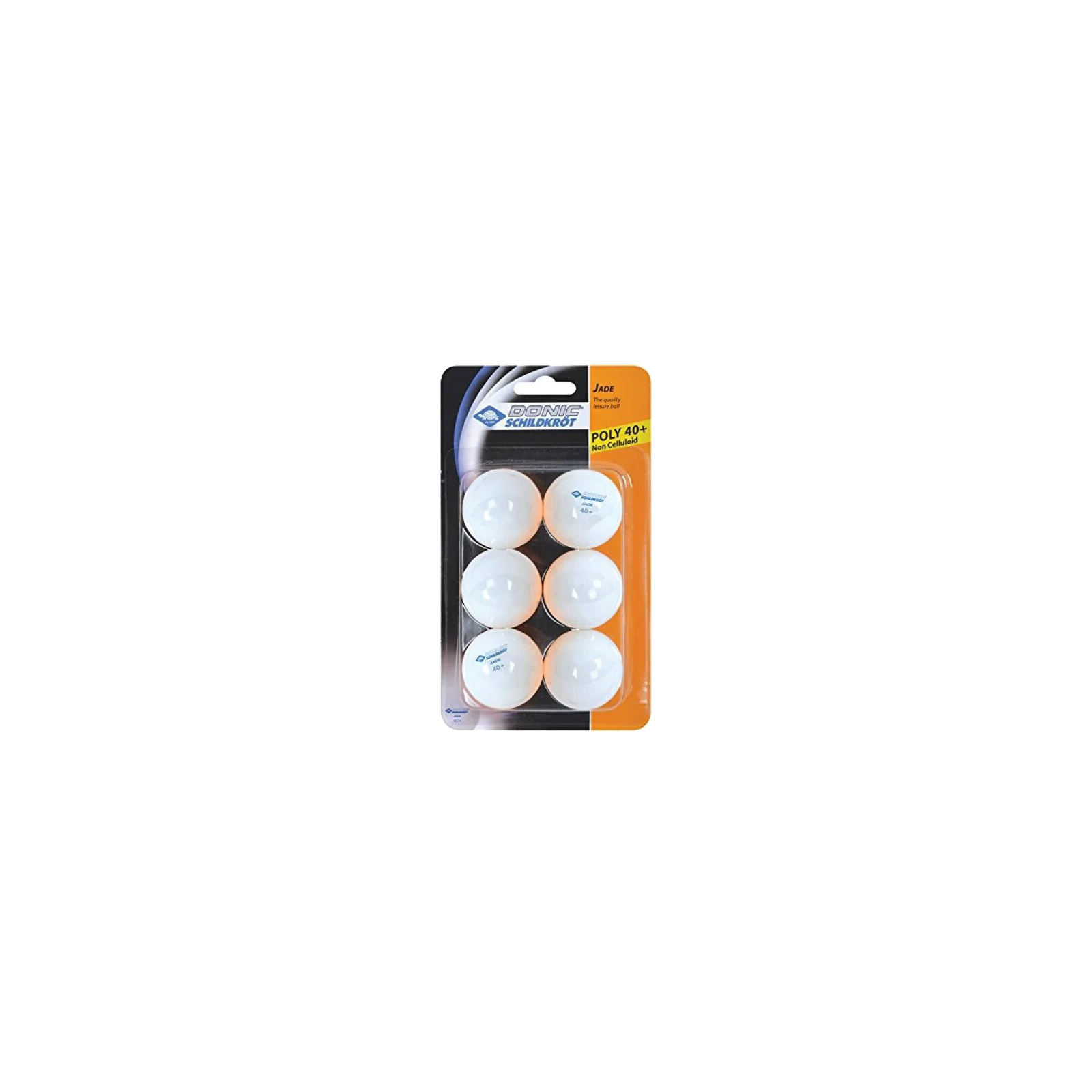 Мячик для настольного тенниса Donic Jade ball 40+ 6 шт White (618371)