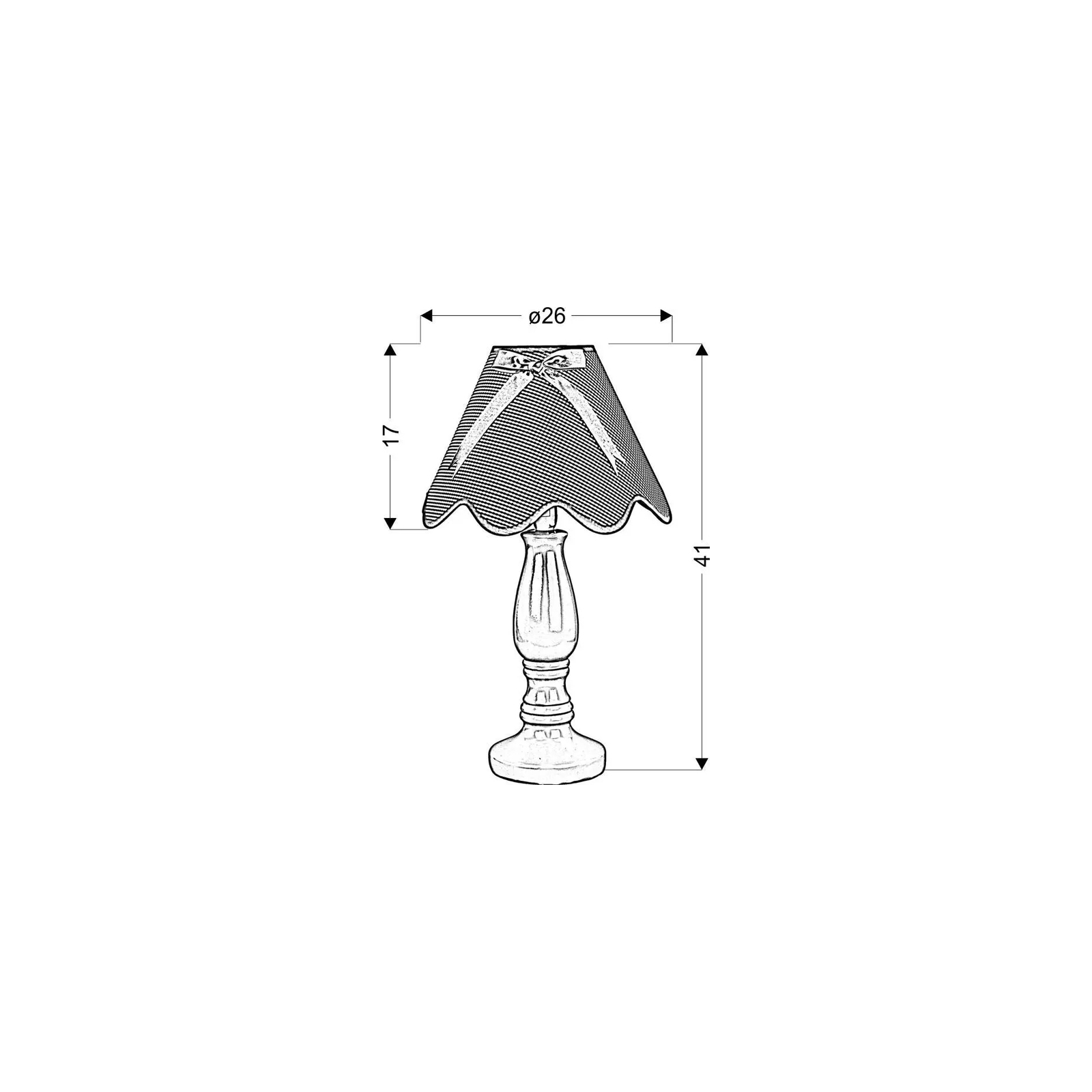 Настільна лампа Candellux 41-84378 LOLA (41-84378) зображення 2