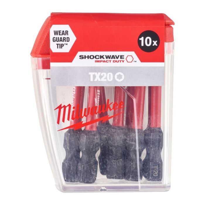 Набір біт Milwaukee SHOCKWAVE, TX20, 50мм, 10шт (4932430877) зображення 3
