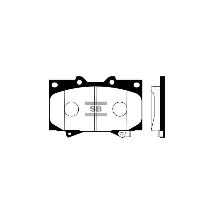 Гальмівні колодки HI-Q SP1379