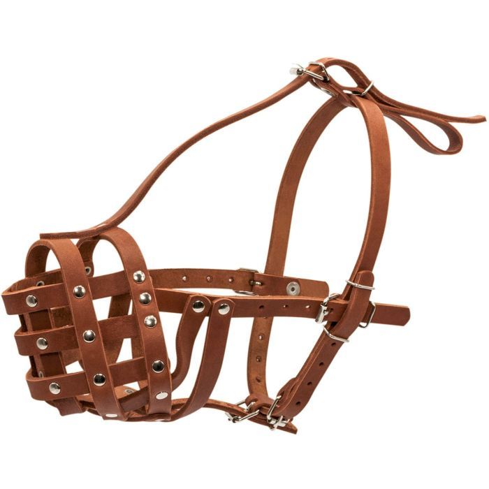 Намордник для собак Collar твердый (ротвейлер большой) коричневый (06196) изображение 2