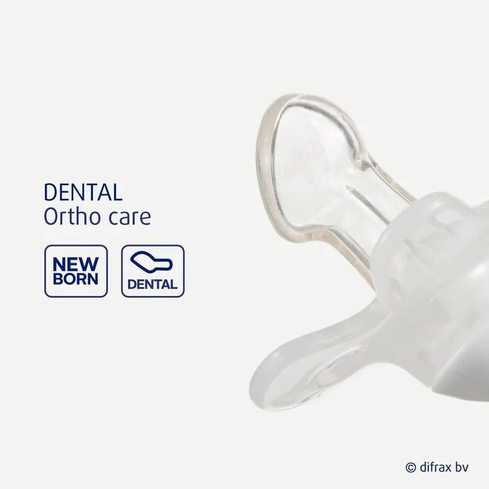 Пустушка Difrax Dental Newborn, 0+ міс (796 Popcorn) зображення 2
