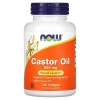 Трави Now Foods Касторова олія, 650 мг, Castor Oil, 120 гелевих капсул (NOW-01723)
