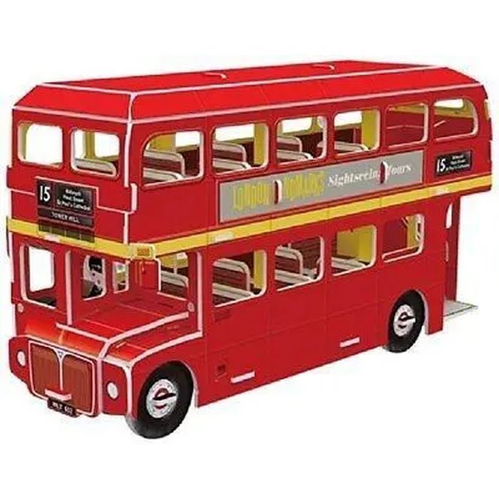 Пазл Cubic Fun 3D Автобус Дабл Декер серія міні (S3018h) зображення 2