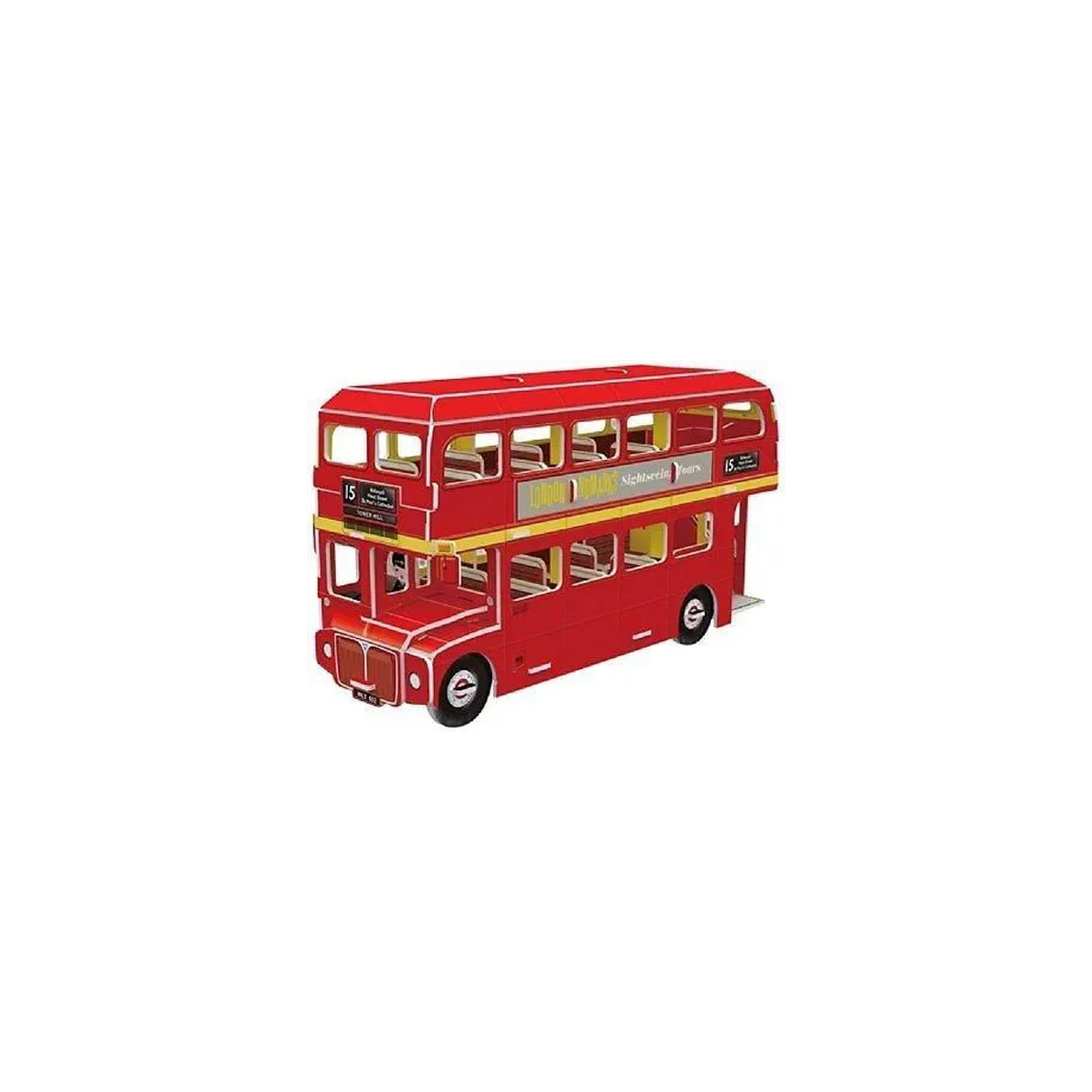 Пазл Cubic Fun 3D Автобус Дабл Декер серия мини (S3018h) изображение 2
