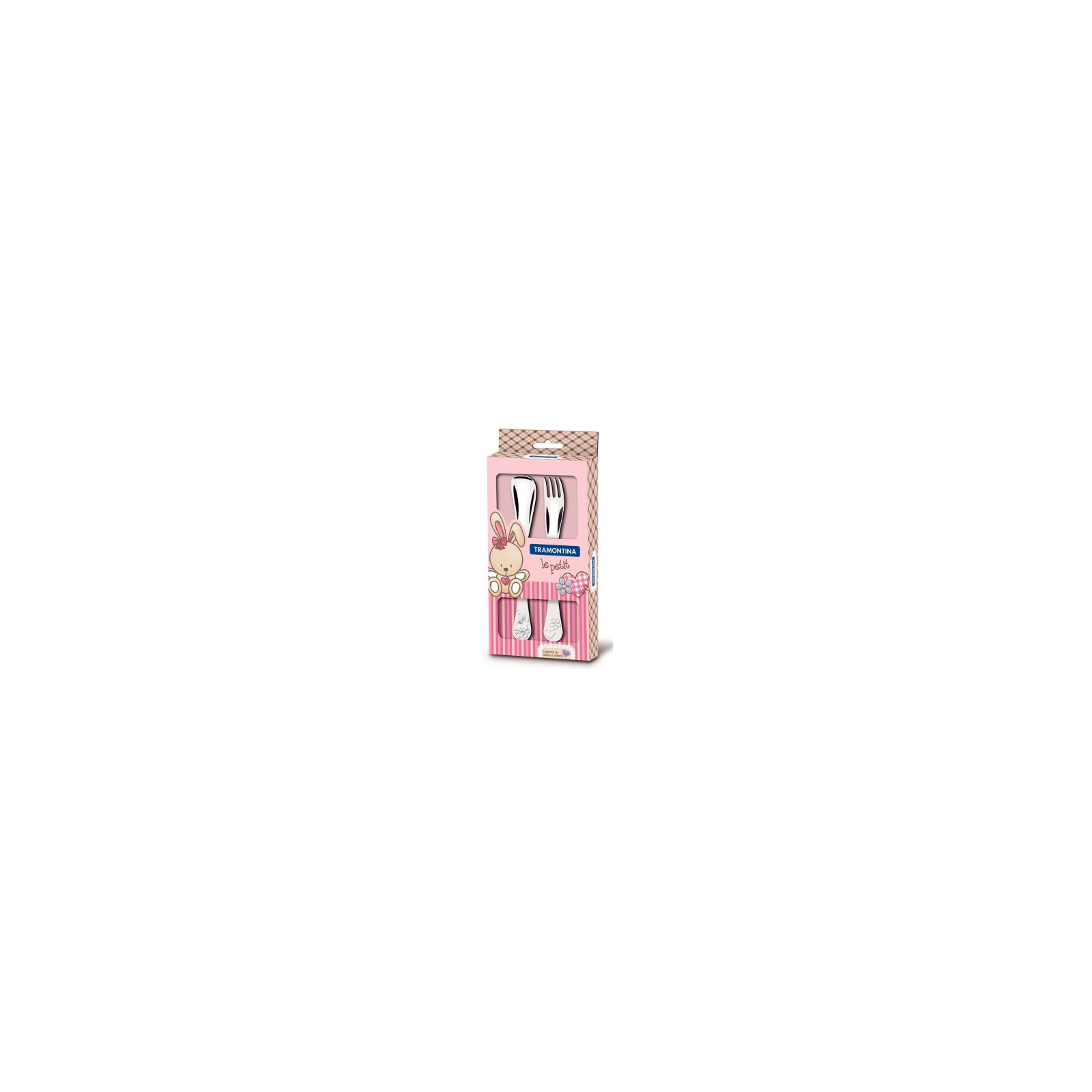 Набор столовых приборов Tramontina Baby Le Petit Рожевий 2 предмети (66973/015)