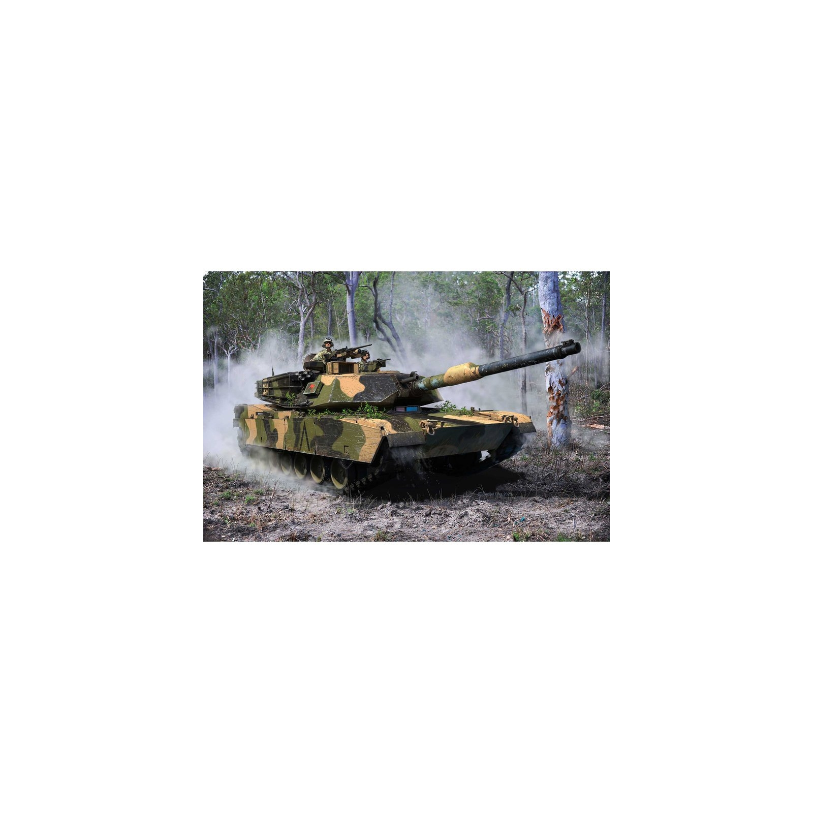 Сборная модель Revell Танк Абрамс M1A1 AIM(SA)/ M1A2 уровень 4 масштаб 1:72 (RVL-03346) изображение 8