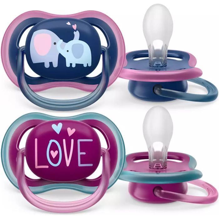 Пустышка Philips AVENT Ultra Air, 18+ міс., 2шт (SCF349/22) изображение 2