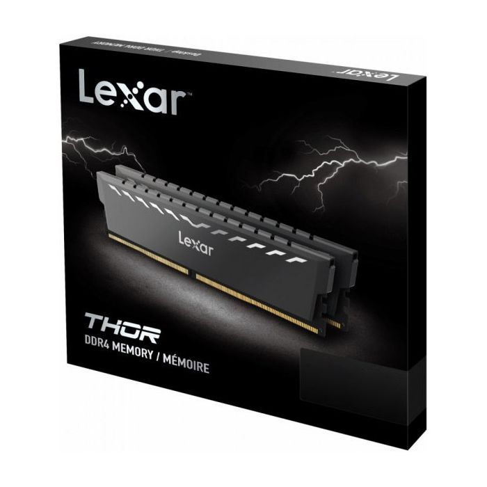Модуль памяти для компьютера DDR4 32GB (2x16GB) 3200 MHz THOR Lexar (LD4BU016G-R3200GDXG) изображение 4