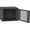 Шкаф настенный Ipcom 9U, 600*450, перфорация, RAL9005 (СН-9U-060х045-ДП-9005) изображение 3