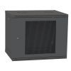 Шкаф настенный Ipcom 9U, 600*450, перфорация, RAL9005 (СН-9U-060х045-ДП-9005)