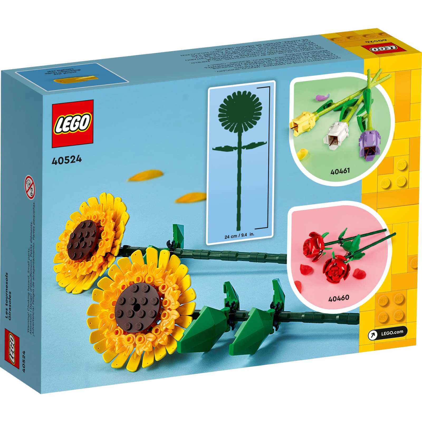 Конструктор LEGO Iconic Соняшники (40524) зображення 3
