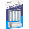 Аккумулятор Beston AA USB Type-C 1460mAh 1.5V Li-ion * 4 (2AC-60/AA620265)