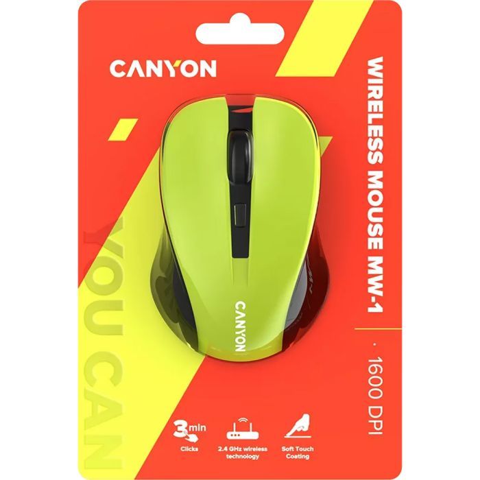 Мышка Canyon MW-1 Wireless Gray (CNE-CMSW1G) изображение 6