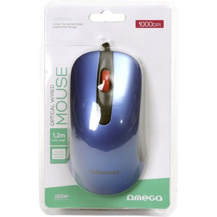 Мышка Omega OM-520 USB Red (OM0520R) изображение 4