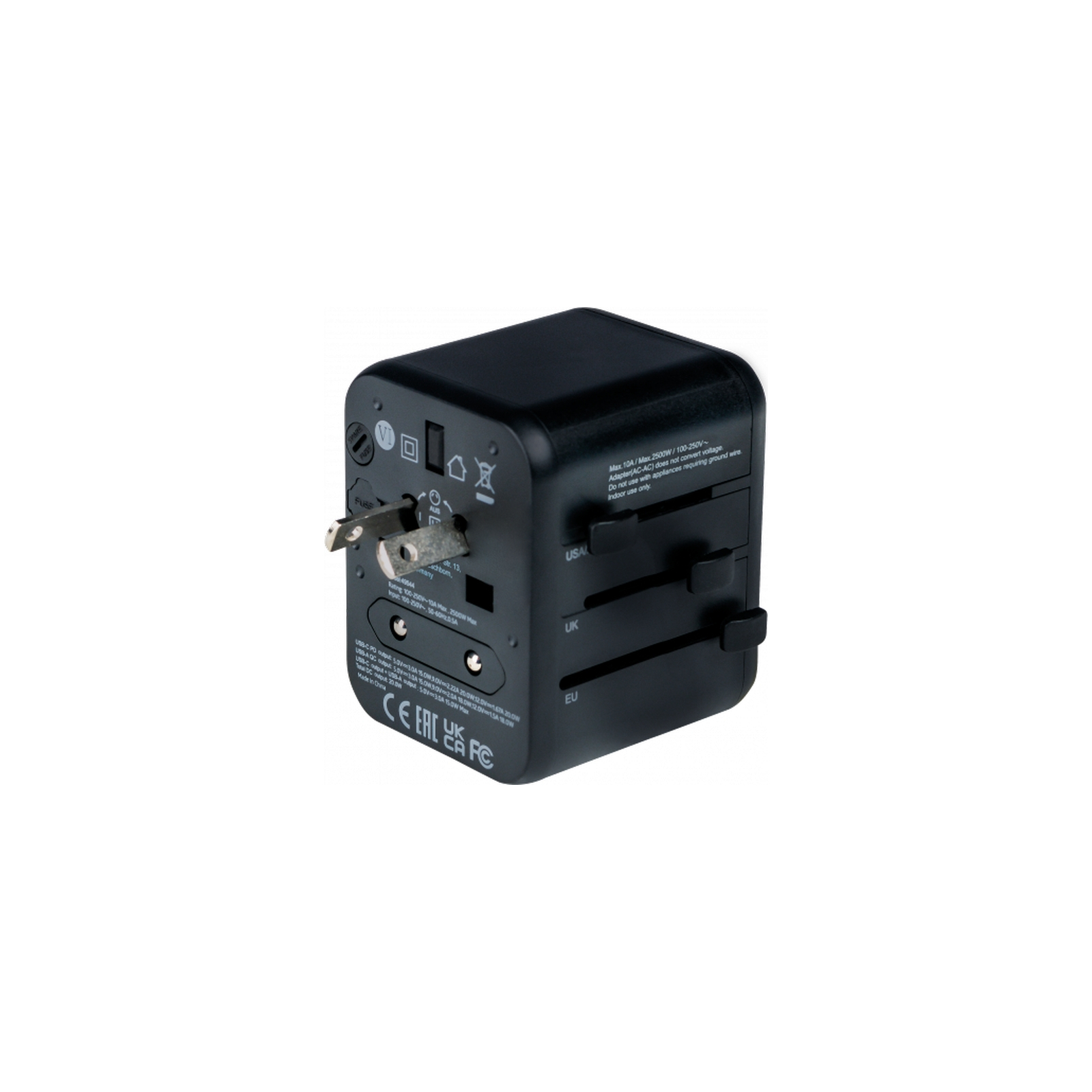 Зарядное устройство Verbatim UTA-02 PD20W (USB-A /USB-C) (49544) изображение 3