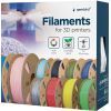 Пластик для 3D-принтера Gembird ABS, 1.75 мм, 1kg, white (3DP-ABS1.75-01-W) зображення 3