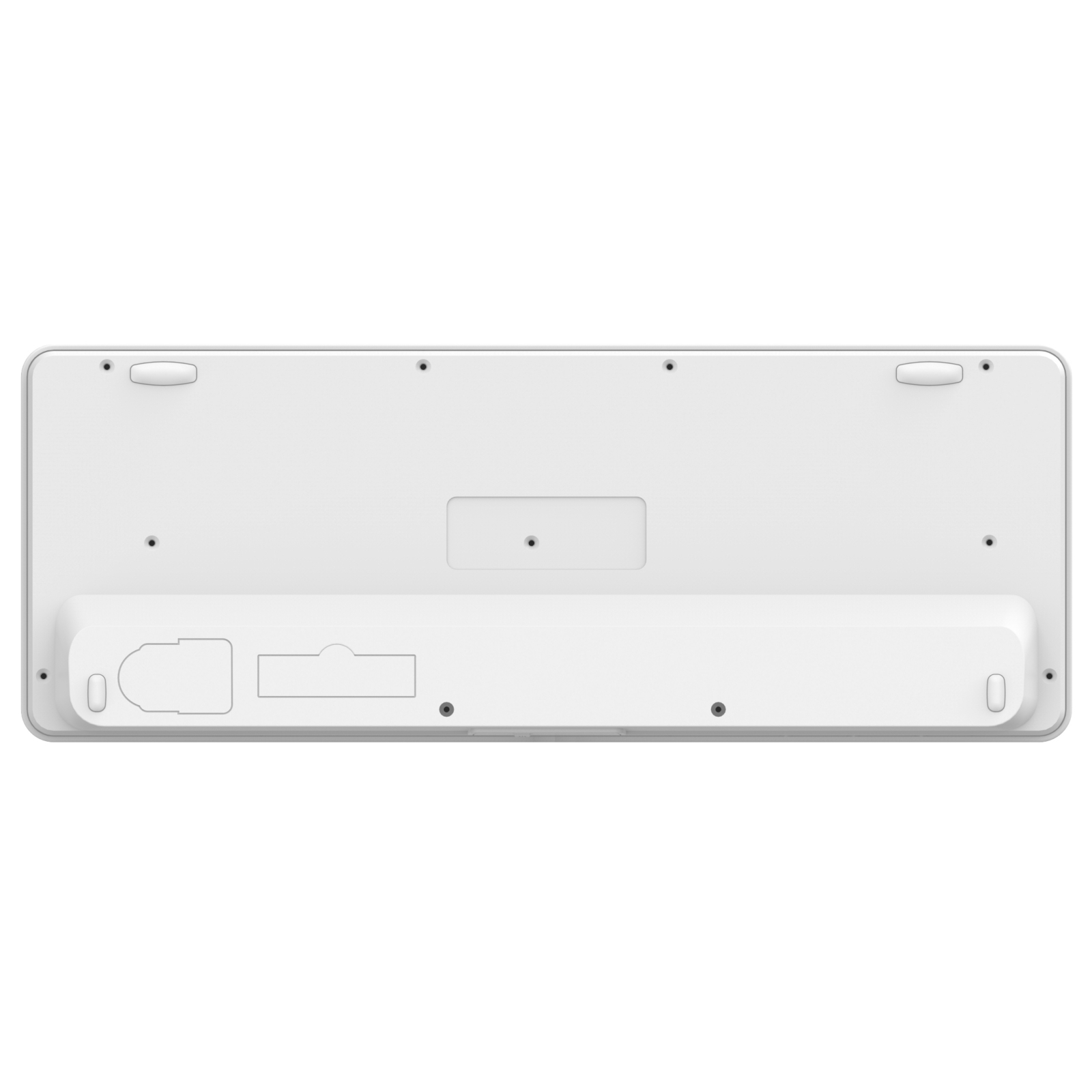 Клавіатура OfficePro SK790W Wireless/Bluetooth White (SK790W) зображення 4