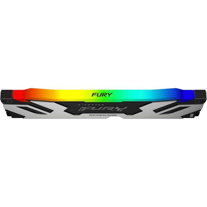 Модуль памяти для компьютера DDR5 16GB 7200 MHz Renegade RGB Black/Silver Kingston Fury (ex.HyperX) (KF572C38RSA-16) изображение 2