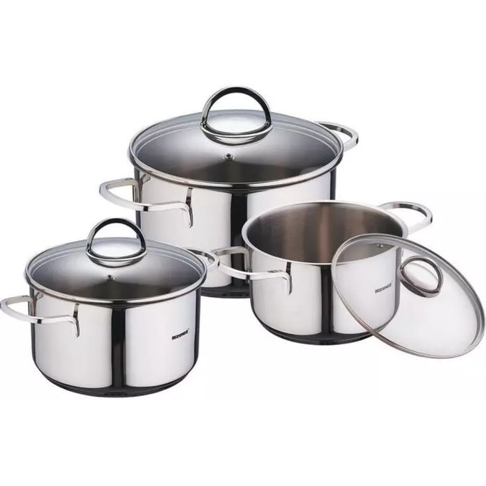 Набір посуду Bergner Classic 1.7 л, 2.3 л, 3.3 л 6 предметів (BG-6284) зображення 2