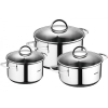 Набор посуды Bergner Classic 1.7 л, 2.3 л, 3.3 л 6 предметів (BG-6284)