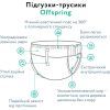 Подгузники Offspring трусики Размер L (9-14 кг) 36 шт, Лес (9355465009091) (DP-OI-FAP-L36P-FRT) изображение 3