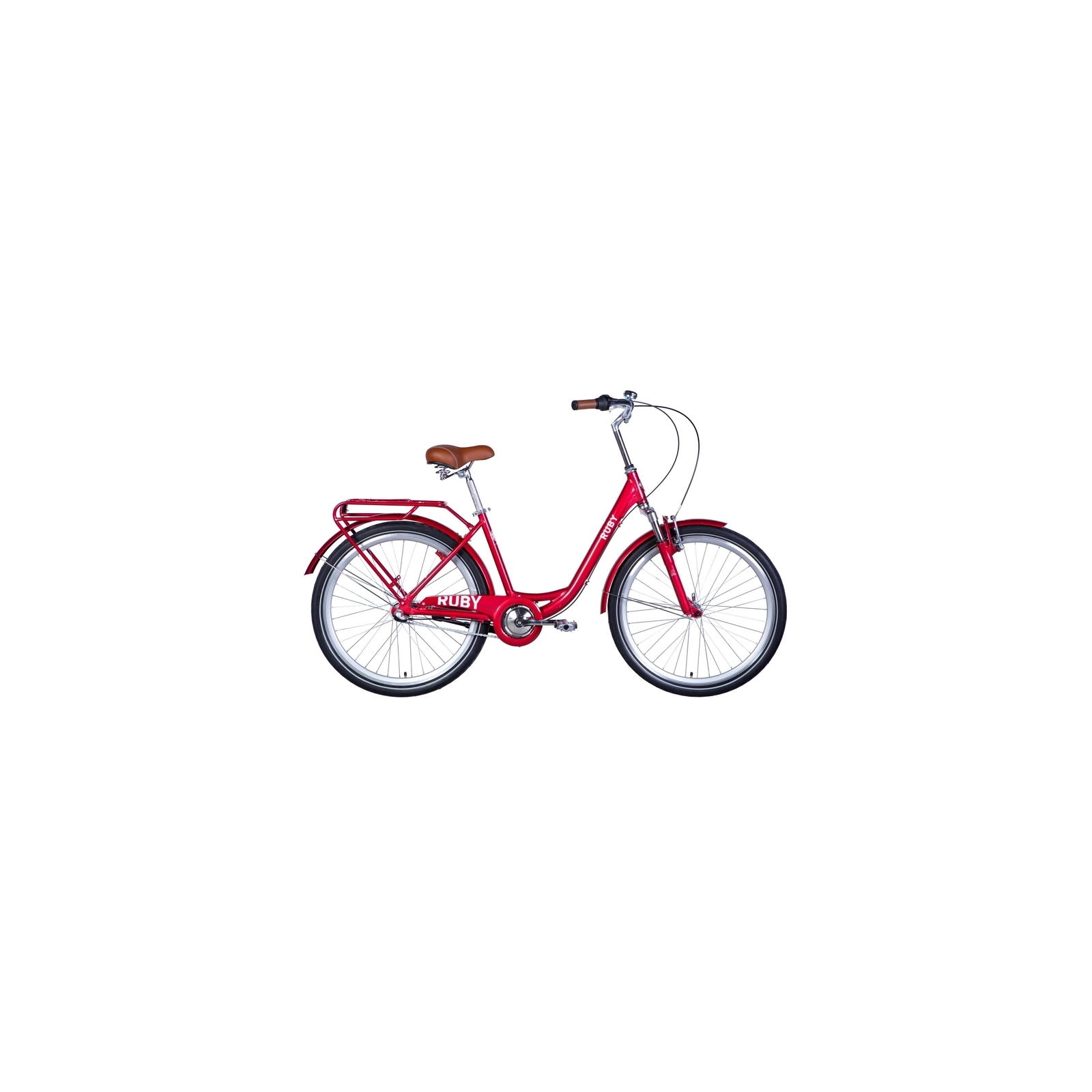 Велосипед Dorozhnik Ruby планет. Vbr AM 26" 17" Shimano Nexus ST 2024 Червоний (OPS-D-26-261)