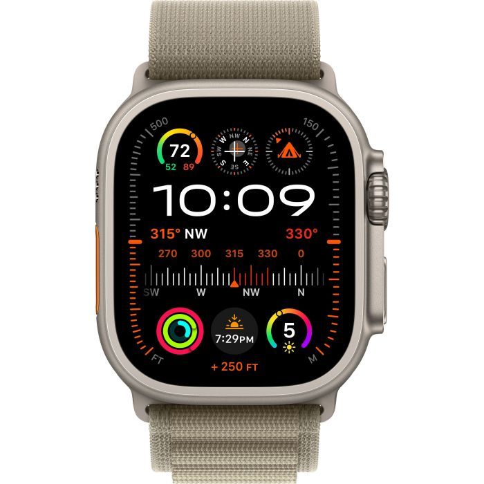 Ремінець до смарт-годинника Apple 49mm Olive Alpine Loop - Medium (MT5U3ZM/A) зображення 3