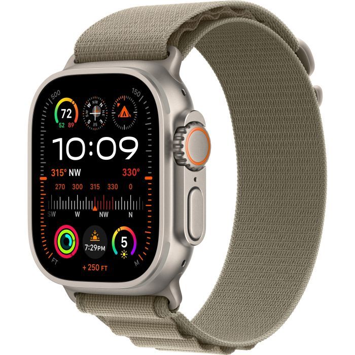 Ремінець до смарт-годинника Apple 49mm Olive Alpine Loop - Medium (MT5U3ZM/A) зображення 4