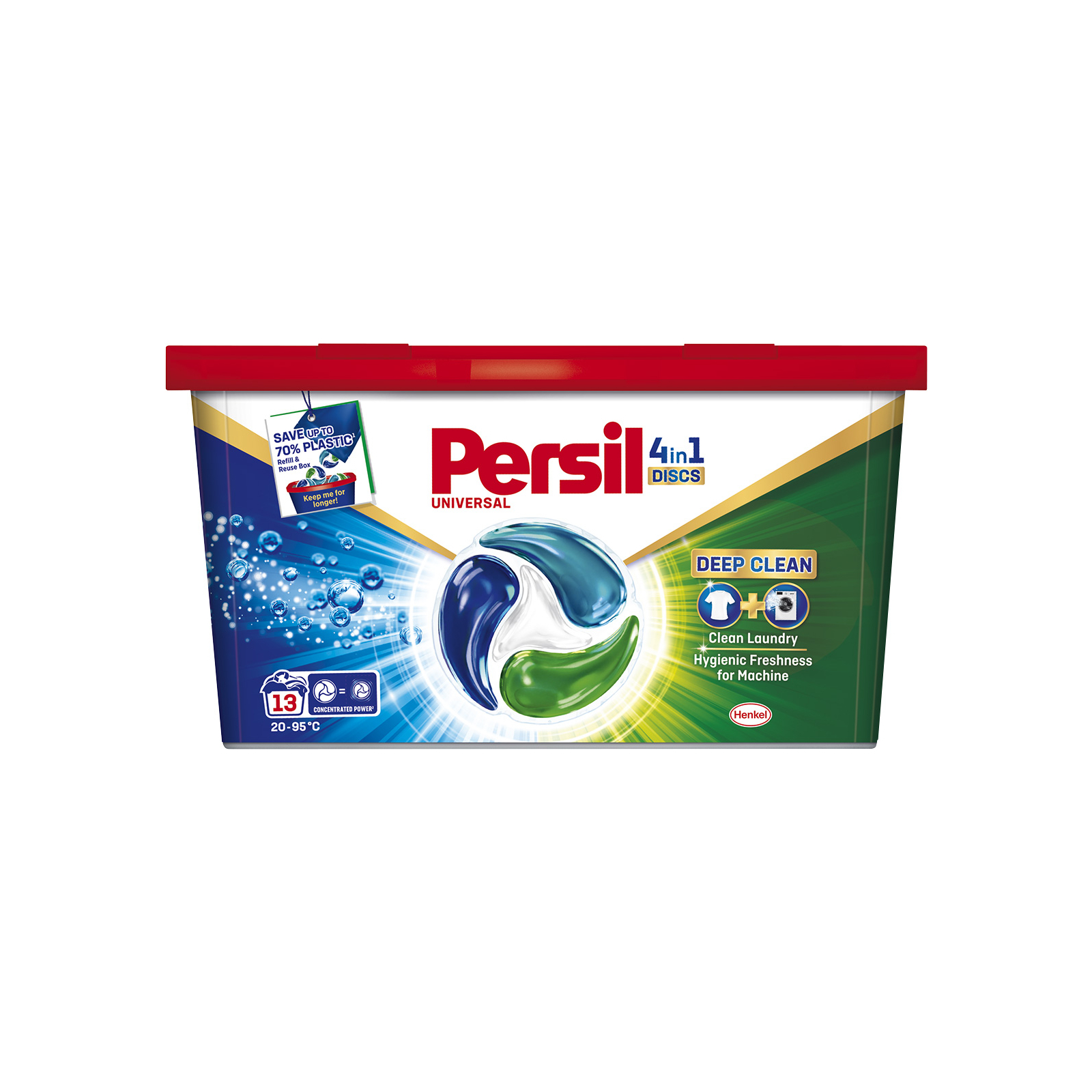 Капсулы для стирки Persil 4in1 Discs Universal Deep Clean 13 шт. (9000101800074)