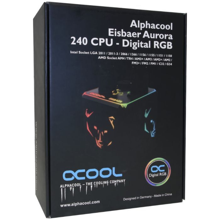 Система жидкостного охлаждения Alphacool AURORA 240/DIGITAL RGB 11728 изображение 9