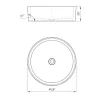 Раковина GRANADO Grado white gel (gbs0605g) зображення 6