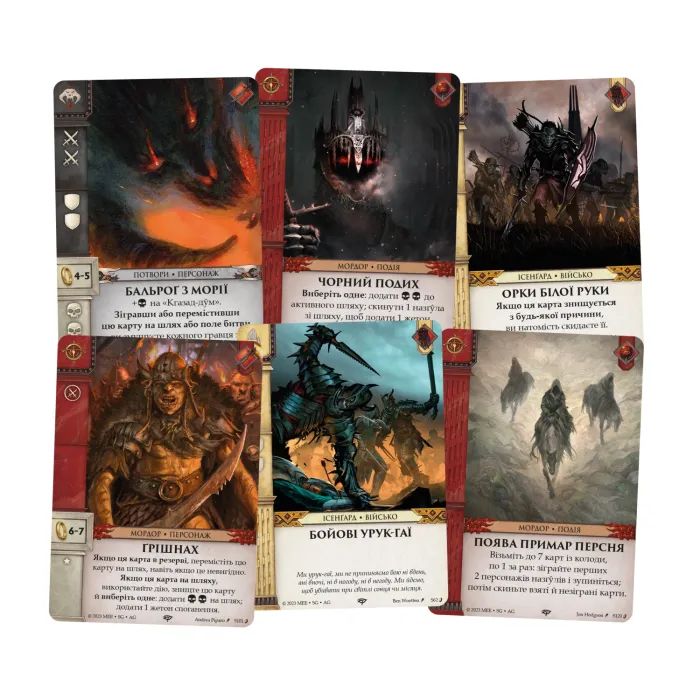 Настільна гра Geekach Games Війна Персня. Карткова гра - Проти тіні (War of the Ring: The Card Game – Against the Shadow) (GKCH175we) зображення 3