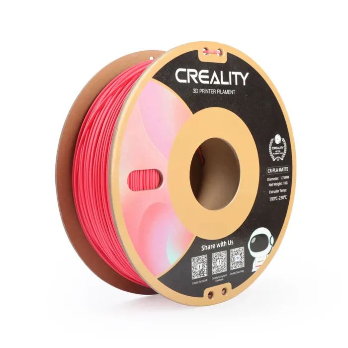 Пластик для 3D-принтера Creality PLA matte 1кг, 1.75мм, black (3301010297)