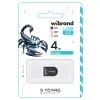 USB флеш накопичувач Wibrand 4GB Scorpio Black USB 2.0 (WI2.0/SC4M3B) зображення 2